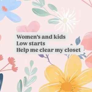 Women’s and kids clothing